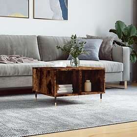 vidaXL Soffbord rökfärgad ek 60x50x36.5 cm konstruerat trä 830537