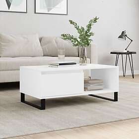 vidaXL Soffbord vit 90x50x36.5 cm konstruerat trä 830572
