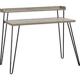 Dorel Home Desk Haven Retro Grey Oak 114 90