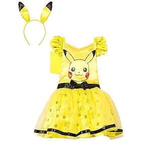 Amscan 9911598 flickor barn Pokemon Pikachu kostym 3-4 år, flerfärgad