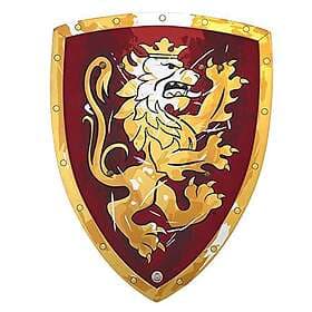 Liontouch 11350LT Noble Knight Medeltida Riddarsköld, Röd Skumgummi Leksak För b
