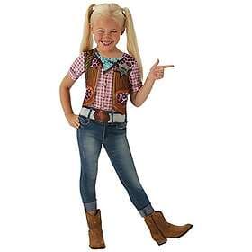 Rubies Rubie's Officiell cowgirl t-shirt bok vecka barndräkt (liten, 3-4 år)