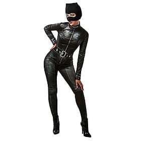 Rubies officiell DC The Batman, Selina Kyle Deluxe damkostym, vuxen maskeraddräk