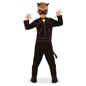 Rubies Miraculous Ladybug Cat Noir Costume with Eye Mask Child (Size S, 3-4 Year