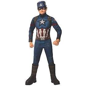 Rubies Rubie's Officiell lyxdräkt Captain America, Avengers Endgame, barnstorlek