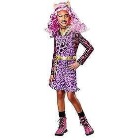 Rubies Monster High Clawdeen Deluxe Costume (Jumpsuit Headband Belt and Necklace