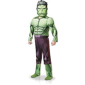 Rubies Rubie's 640839S Marvel Avengers Hulk Deluxe barnkostym, pojkar, 3-4 år, W