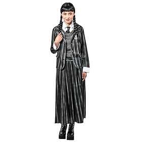 Rubies Onsdag Addams Uniform School Nevermore kostym för kvinnor, Top med jacka 