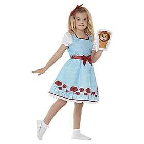 Smiffys Smiffy's 71019L Deluxe Country Girl kostym, pojkar, blå, L-10-12 år