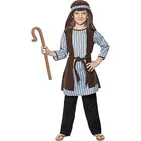 Smiffys Skull Costume Blue and Brown with Thread Headpiece and EVA Rod, Medium, 