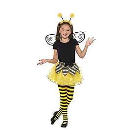 Smiffys 49723 Bumblebee Kit, flicka, svart/gul, M