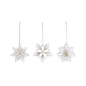Watt & Veke Star Mix Christmas Ornament 3-pack