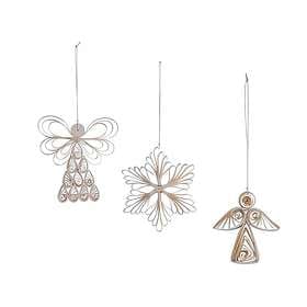 Watt & Veke Angel mix Christmas Ornament 3-pack