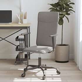 vidaXL Office Chair mörkgrå tyg 353018