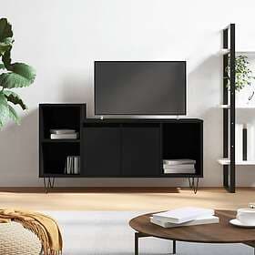 vidaXL TV-skåp svart 100x35x55 cm konstruerat trä 831317