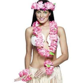 Smiffys Hawaiiset Rosa