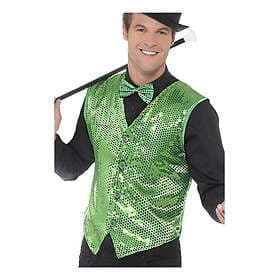 Smiffys Sequin Vest Green