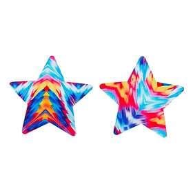 Smiffys Nipple Covers Stjärnor Tie Dye