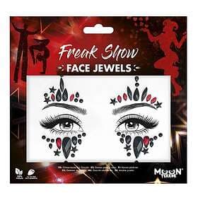 Smiffys Moon Terror Face Jewels Gycklare