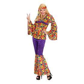 Hippie Girl Lila Maskeraddräkt Large