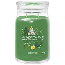 Yankee Candle Scented Candle Shimmering Christmas Tree Large