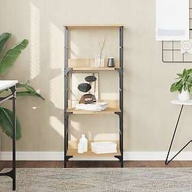 vidaXL Bokhylla sonoma-ek 50x33x117.5 cm konstruerat trä 835270