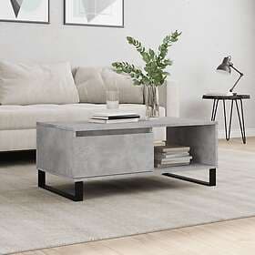 vidaXL Soffbord betonggrå 90x50x36.5 cm konstruerat trä 830576