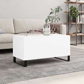 vidaXL Soffbord vit 90x44.5x45 cm konstruerat trä 830980