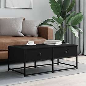 vidaXL Soffbord svart 100x51x40 cm konstruerat trä 833970