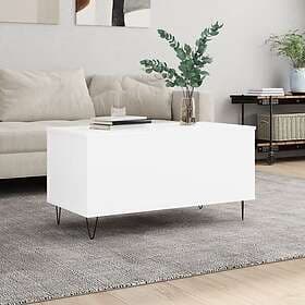 vidaXL Soffbord vit 90x44.5x45 cm konstruerat trä 830972