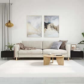 vidaXL Soffbord 2 st svart 50x46x35 cm konstruerat trä 830847