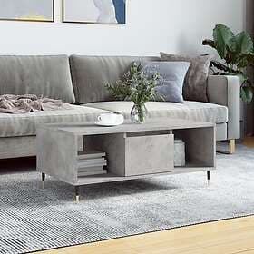 vidaXL Soffbord betonggrå 90x50x36.5 cm konstruerat trä 830584