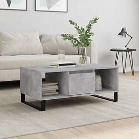 vidaXL Soffbord betonggrå 90x50x36.5 cm konstruerat trä 830600