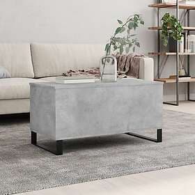 vidaXL Soffbord betonggrå 90x44.5x45 cm konstruerat trä 830984