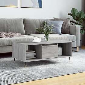 vidaXL Soffbord grå sonoma 90x50x36.5 cm konstruerat trä 830586