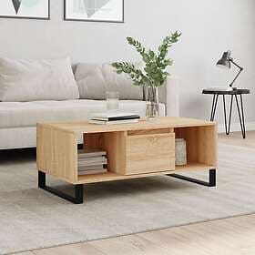 vidaXL Soffbord sonoma-ek 90x50x36.5 cm konstruerat trä 830599