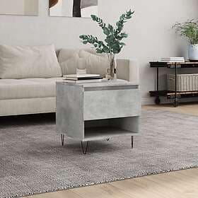 vidaXL Soffbord betonggrå 50x46x50 cm konstruerat trä 830916