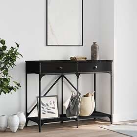 vidaXL Konsolbord svart 100x39x78.5 cm konstruerat trä 835484