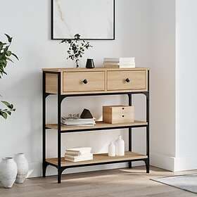 vidaXL Accent Table Sonoma Oak 72.5x25x75 cm Engineered Wood 834186
