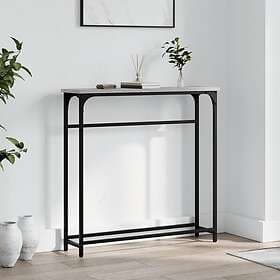 vidaXL Accent Table Gray Sonoma 75x19.5x75 cm Engineered Wood 834138