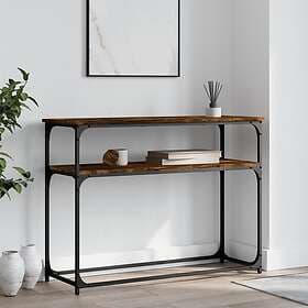 vidaXL Accent Table Smoked Oak 100x35.5x75 cm Engineered Wood 834067