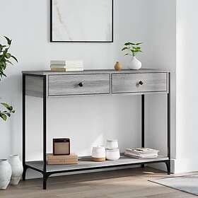 vidaXL Avlastningsbord grå sonoma 100x34.5x75 cm konstruerat trä 834173