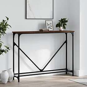 vidaXL Avlastningsbord brun ek 102x22.5x75 cm konstruerat trä 834134