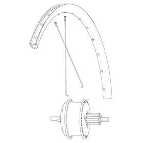 Mavic Rear Ksyrium S Disc Ebm Road Rim Silver 700 28´´