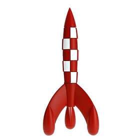 Tintin Statue måneraket (17 CM)