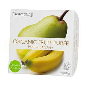 Clearspring Fruit Puree Banana, Pear 200g