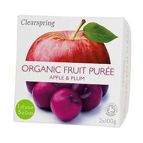 Clearspring Fruit Puree Apple and Plum 200 Gram