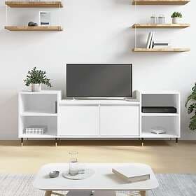 vidaXL TV Stand vit 160x35x55 cm konstruerat trä 831332