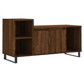 vidaXL TV Stand brun ek 100x35x55 cm konstruerat trä 831331
