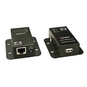 Lindy USB 2.0 Cat.5 Extender med Power Over USB-kabel USB 2.0